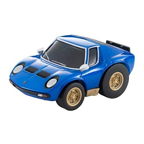 TOMYTEC Choro Qzero Z-73b Lamborghini Miura SV Синий 314059, Новый с отслеживанием