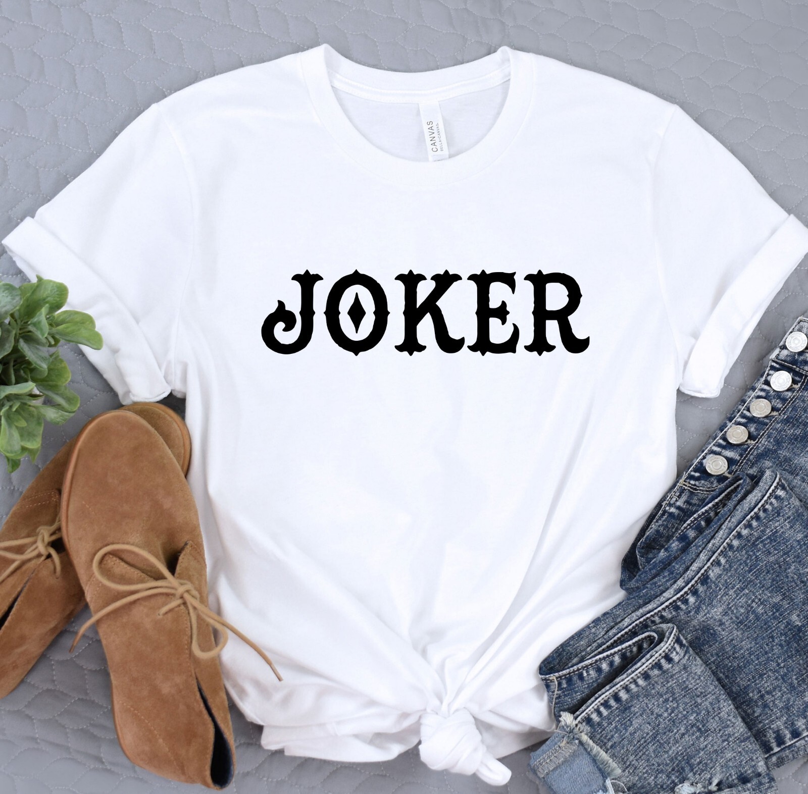 Joker Shirt, Joker Laugh T-Shirt, Joker Tee, Oversize Shirt, Harley Quinn Tee