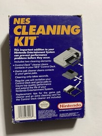 NES Cleaning Kit Incomplete With Box 1989 Nintendo Video Game Accessory