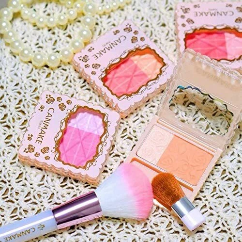Lady Xmas Gift! Exclusive Japan CANMAKE Matte & Crystal Cheeks Palette Series - Image 3 of 4