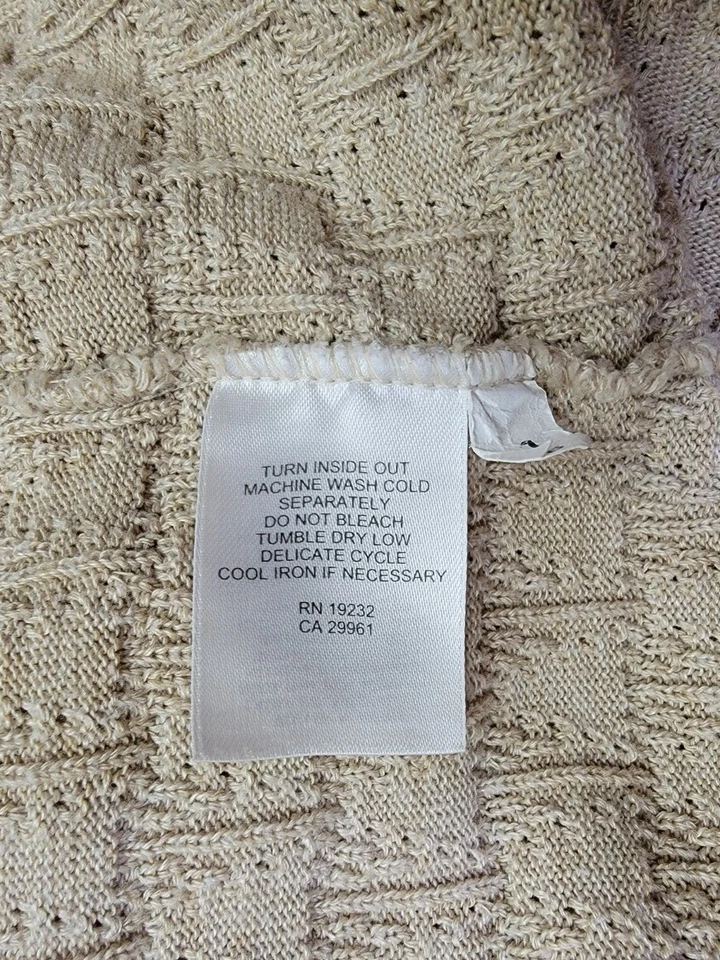 Camisa suéter blusa Alfred Dunner para mujer talla 1X 2X marrón blanco Foto 3 de 4