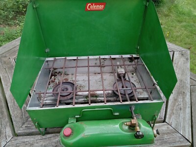Vintage Coleman 2 Burner Camp Cook Stove Model 425B for sale online | eBay