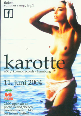 Club Flyer Karotte (02 Seiten) Flokati Summer Camp Tag 1