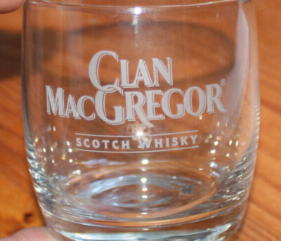 Clan MacGregor Scotch Whisky - Original Heavy Glass Tumbler 