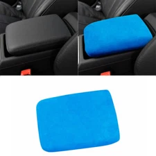 Fit For Audi A4 A5 2017-2022 Blue Suede Car Armrest Box Cover Trim Protector 1*