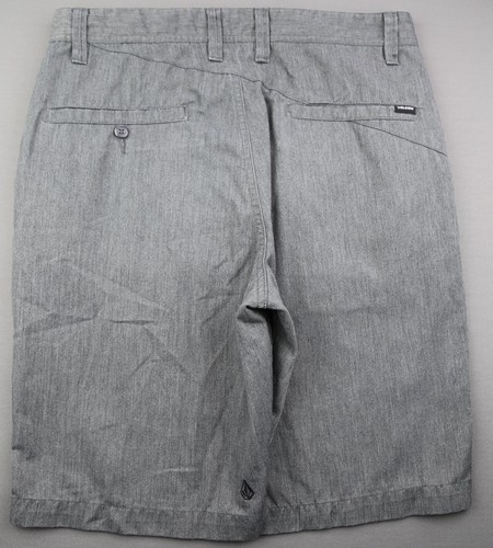 Pantalones Cortos Chinos Para Hombre Volcom Frente Plano Gris 32 (Sr 32x10) - Imagen 4 de 7