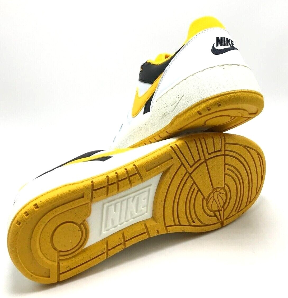 Size 9.5 - Nike Full Force Low White University Gold for