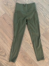 athleta legging, army green, size XS