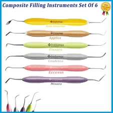Dental Composite Filling Restorative Instruments with Silicone Handle INSTUMAX®