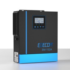 EDECOA Inverter Ibrido MPPT 24V 1500W 220V 30-150V 40A Solar Inverter RV Camper