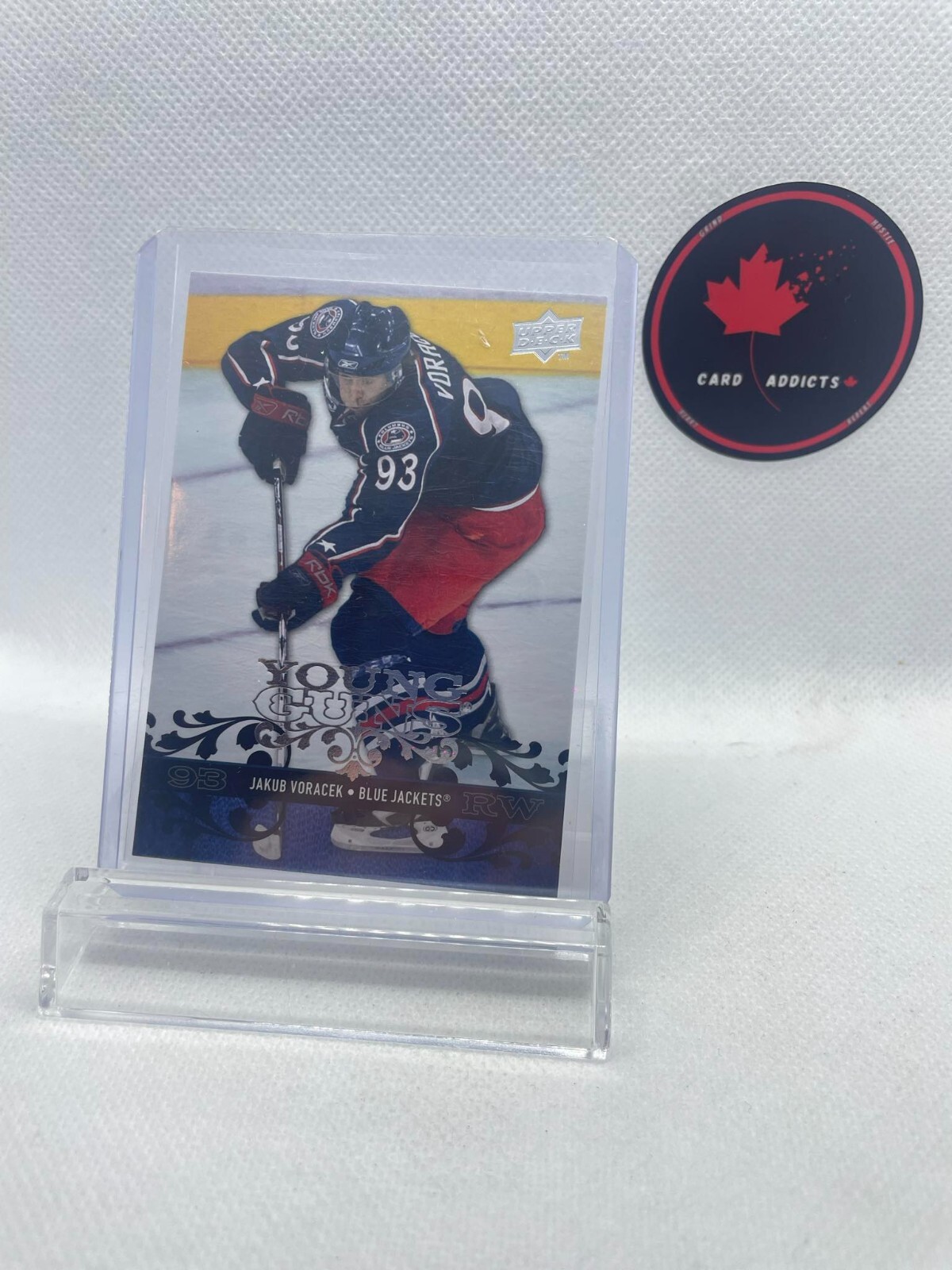 2008-09 Upper Deck Jakub Voracek Young Guns Rookie Columbus Blue Jackets #205