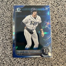 Curtis Mead 2022 Bowman Chrome Draft Sapphire #BDC-38 Tampa Bay Rays