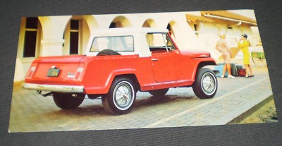 Jeepster Commando Factory Postcard (1966)  