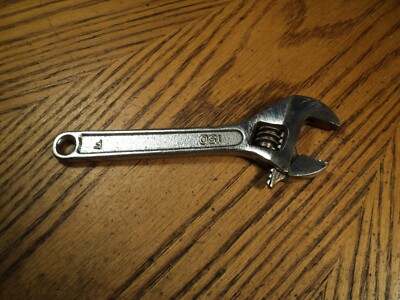 Vintage KMC 6'' & 150mm Adjustable Crescent Wrench Tool  5-7/8'' Long  Taiwan