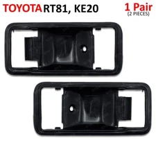 Pair Front Inner Door Handle Cup Bezel Fits Toyota Corolla KE20 TE20 1970 '78