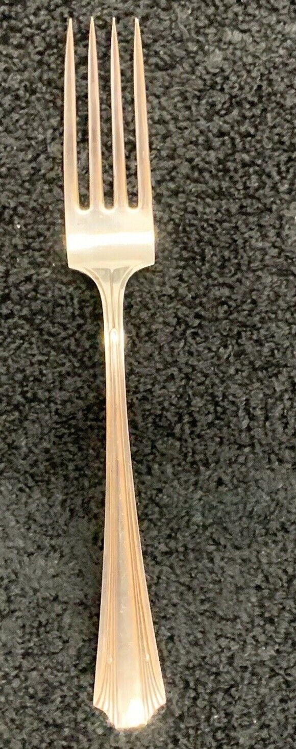 QUEEN MARY BY CONCORD (AMSTON) STERLING SILVER FORK 7 1/8" OLD HallMARK  