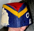 VTG 1934 *Chicago's New Zoo at Brookfield* CHILDS Felt HAT ~ 91 Year Old RELIC! — photo 6