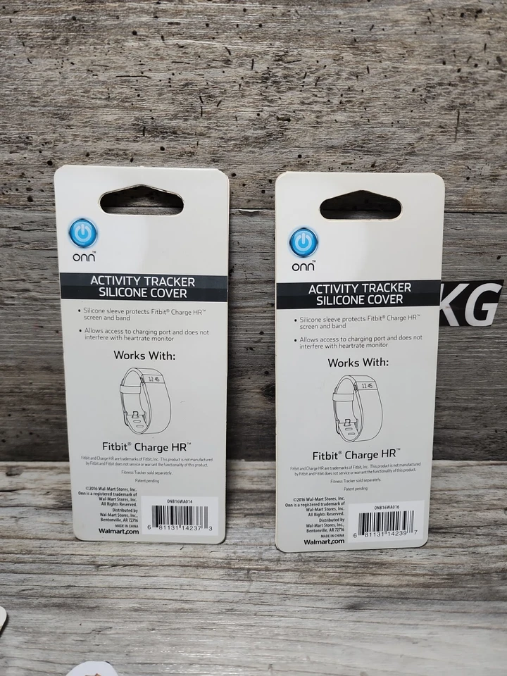 Lote de 2 fundas de silicona con seguimiento de actividad para Fitbit Charge HR Foto 2 de 2