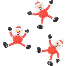 Santa Porcupine Bendable Set of 3  Free Shipping with 6 Purchases 