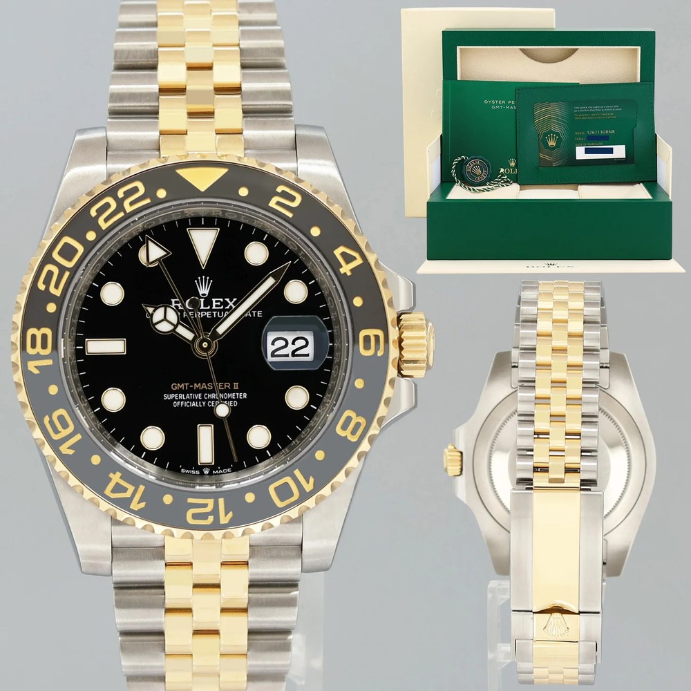 Rolex GMT-Master II 126713GRNR 40 mm Black Dial