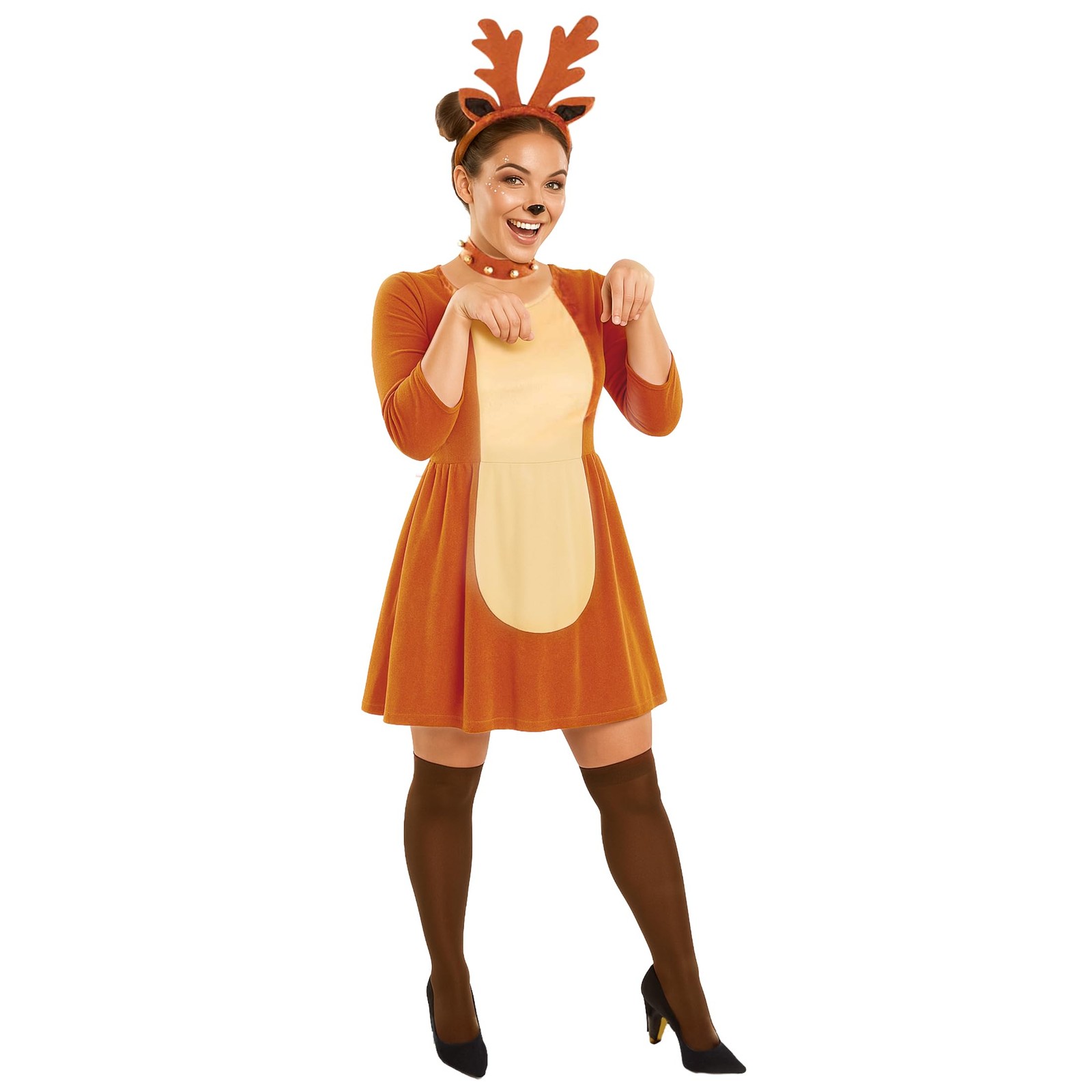 Fun Shack reindeer costume, reindeer dress, christmas dresses for women, deer co