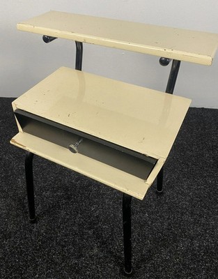 Nachttisch Bauhaus De Stijl Stil Stahlrohr Rietveld Art 50er Vintage Schublade