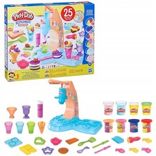 Play Doh Knete Set Eisdiele 8 Tuben 25 Zubehör F7378 Spielzeug