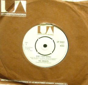 The Crickets  - Don't Ever Change (7'', Mono, RE)