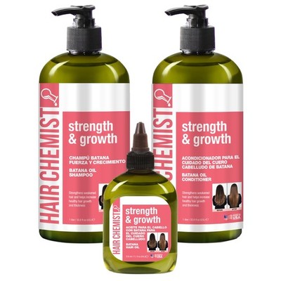 Hair Chemist Strength  Growth Batana Oil Shampoom Conditioner Set 33.8 oz.  H...