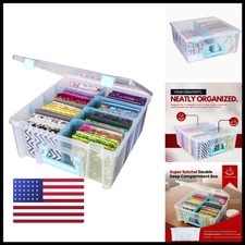 ArtBin 6990SA Super Satchel Double Deep Portable Art Craft Storage Aqua Mist