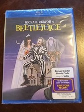 Beetlejuice Blu-ray, 1988 Michael Keaton - Brand New Sealed
