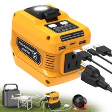 220W Power Inverter Compatible with Dewalt 20V Battery, DC 20V to AC 110V Inv...