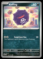 Koffing 109/165 Scarlet & Violet 151 Common