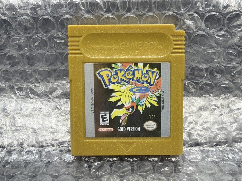 Pokemon Gold Version (Gameboy Color GBC) Authentic New Save Battery Tested