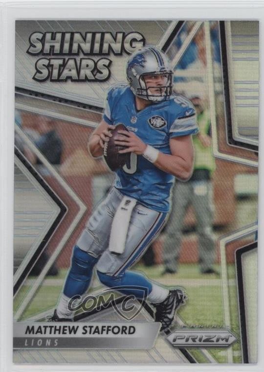 2016 Panini Prizm Shining Stars Silver Prizm Matthew Stafford #26 0o9