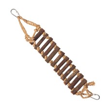 Prevue Pet Products Naturals Rope Ladder Bird Toy Earth Tone Brown