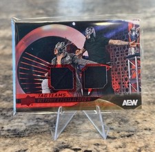 2025 AEW Upper Deck #72 REY FENIX & PENTA Red Memorabilia Dual Shirt Relic RARE