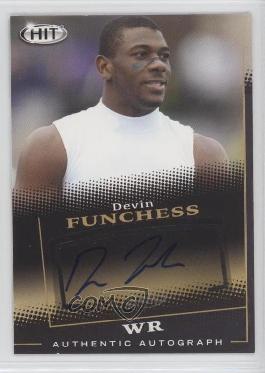 2015 Sage Hit Black Devin Funchess #A1 Rookie Auto RC 0af