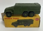 Vintage Dinky Toys 677 Armoured Command Vehicle Military Green In Original Box