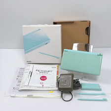Nintendo DS Lite Ice Blue Console Tested Boxed Complete Set Clean Screen Japan