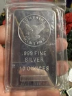 10 OZ .999 Fine Silver Bar - Sunshine Minting Factory Sealed