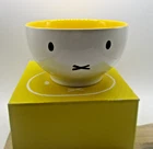 Miffy Face Ceramic Bowl Donburi Lawson Campaign Limited Prize with Box 2015