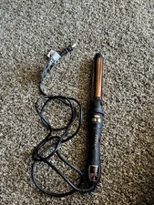 FOXYBAE Digital Display Curling Iron, Electric, Black/Rose Gold