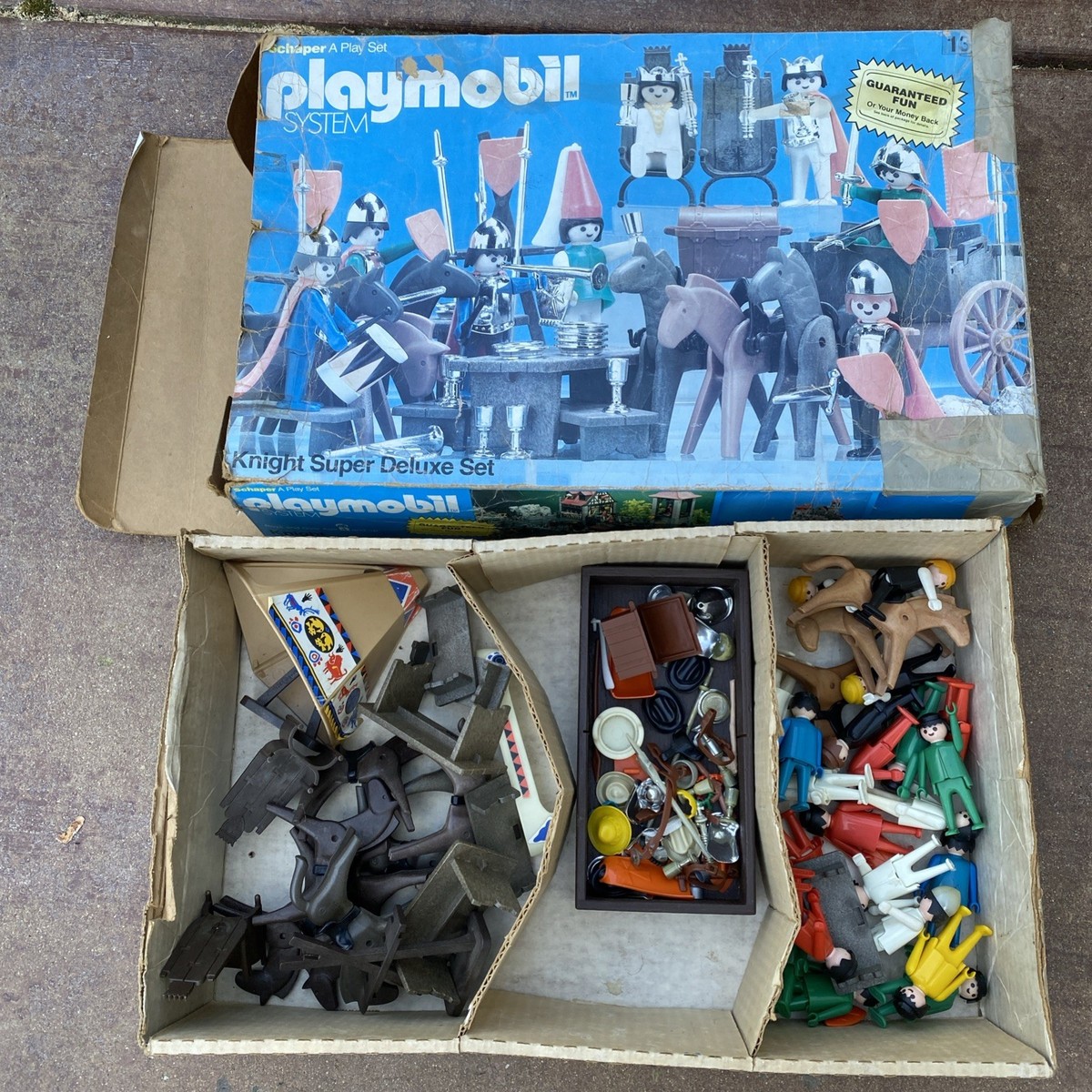 Playmobil 1304 Knight Super Deluxe Vintage Set Comes in Box | eBay