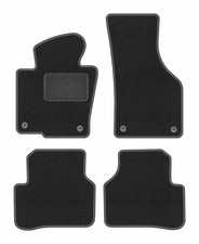Veloursmatten für VW Passat B7 2010-2014 Limousine 4-tlg Graphit LUX KFZ Set