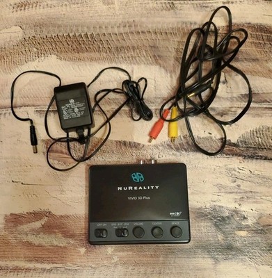 Vivid3d Plus NuReality 3D Sound Includes Power & Connecting Cables