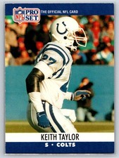 1990 Pro Set #525 Keith Taylor Indianapolis Colts