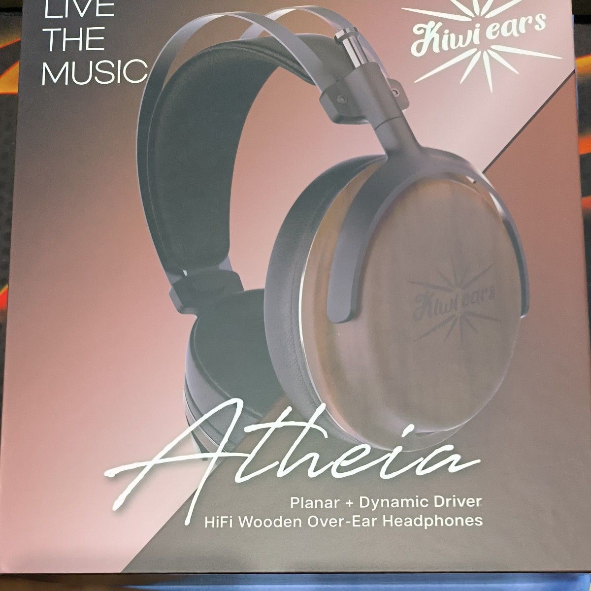 Kiwi Ears Atheia HiFi Headphones Planar Magnetic Dual Driver