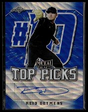 2020 Leaf Metal Draft #TP-RD1 Reid Detmers Top Picks Autographs Blue Wave #/20
