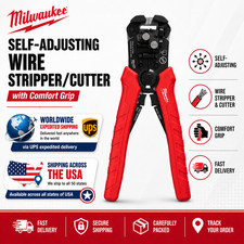 Milwaukee Self-Adjusting Wire Stripper/Cutter with Comfort Grip